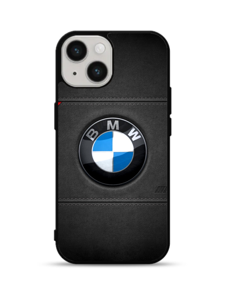 Bmw leather Logo iPhone 15 Plus Case