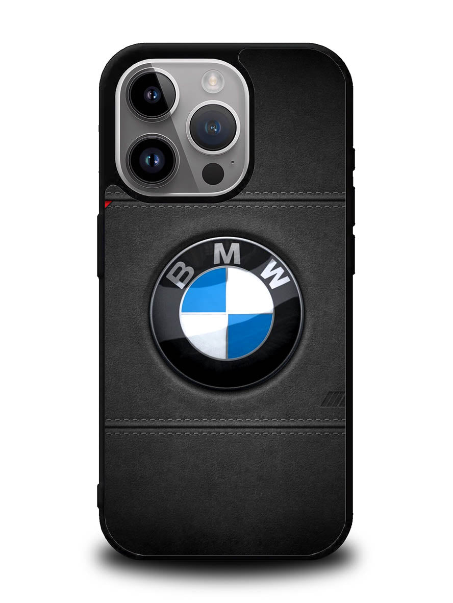 Bmw leather Logo iPhone 15 Pro Case