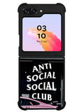 anti social social club Samsung Galaxy Z Flip 5 5G 2023 Case OV0934