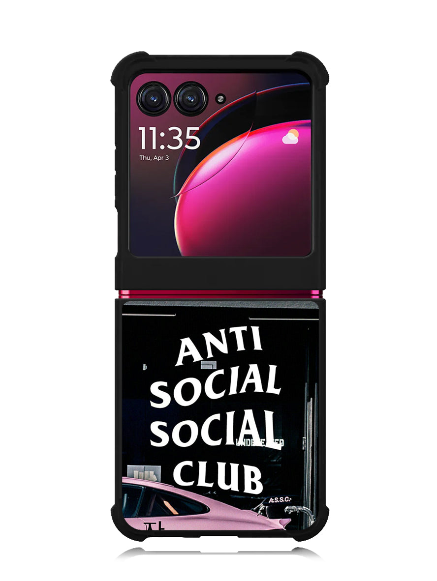 anti social social club Motorola Moto Razr Plus 2023 , Moto Razr+ 2023 Case OV0934