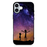 Rick and Morty Space Nebula iPhone 16 Plus Case QC0966