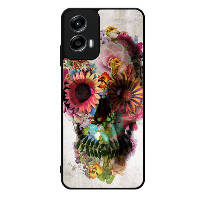 Floral Skeleton Motorola Moto G Play 2024 Case OV4869