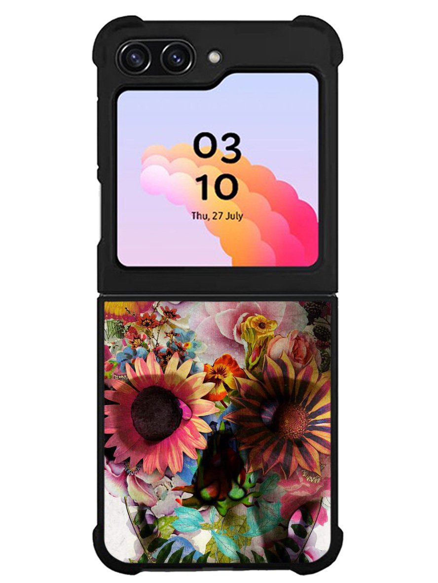 Floral Skeleton Samsung Galaxy Z Flip 5 5G 2023 Case OV4869
