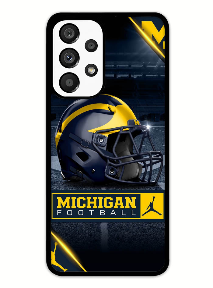 michigan wolverines helmet Samsung Galaxy A53 5G Case