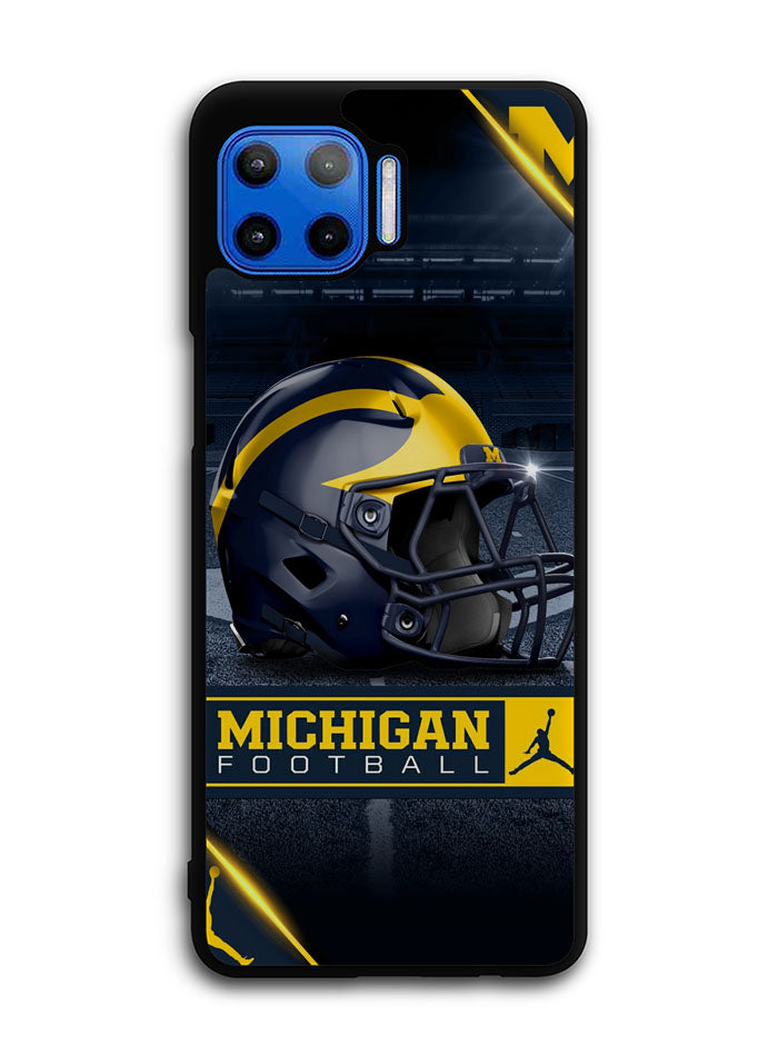 michigan wolverines helmet Motorola Moto One 5G Case , Moto One 5G UW Case , Moto G 5G Plus Case