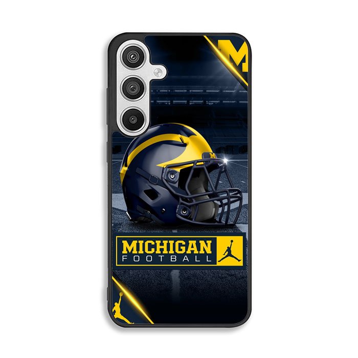 michigan wolverines helmet Samsung Galaxy A26 Case OV6156
