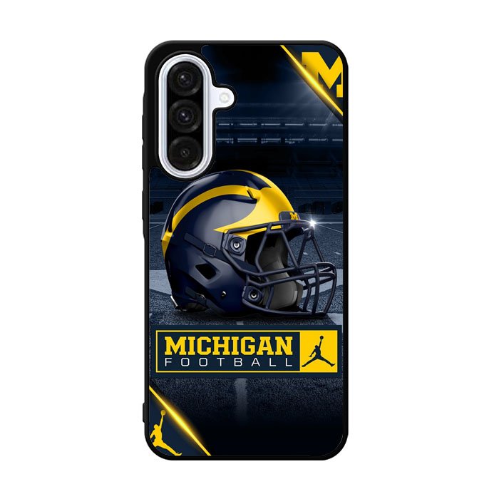 michigan wolverines helmet Samsung Galaxy A36 Case OV6156