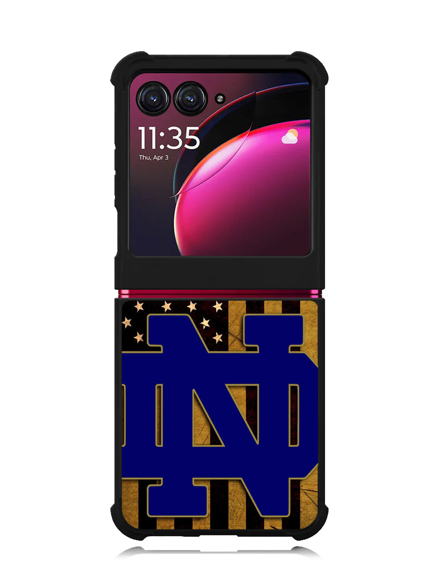 Notre Dame Fighting Irish 2nd Motorola Moto Razr Plus 2023 , Moto Razr+ 2023 Case