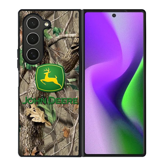 John Deere Camo Logo Samsung Galaxy Z Fold 6 Case