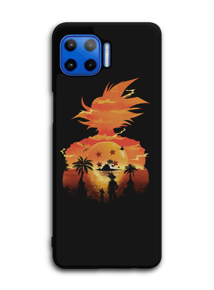 Dragon Ball Sunset Motorola Moto One 5G Case , Moto One 5G UW Case , Moto G 5G Plus Case