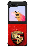Porsche Logo Red Samsung Galaxy Z Flip 5 5G 2023 Case OV1035