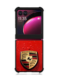 Porsche Logo Red Motorola Moto Razr Plus 2023 , Moto Razr+ 2023 Case OV1035