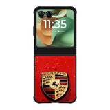 Porsche Logo Red Motorola Moto RAZR 2025 Case OV1035