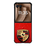 Porsche Logo Red Motorola Moto RAZR Plus 2025 Case OV1035