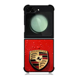Porsche Logo Red Samsung Galaxy Z Flip 6 5G 2024 Case OV1035
