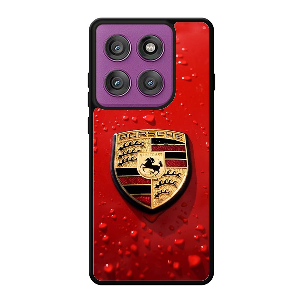 Porsche Logo Red Motorola Moto Edge 60 Pro Case QC1035