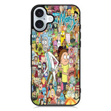 Rick and Morty iPhone 16 Case QC1043