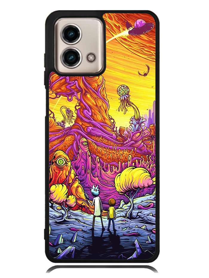 Rick And Morty World Full Colour Motorola Moto G Stylus 5G 2023 Case OV1044