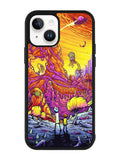 Rick And Morty World Full Colour iPhone 14 Case QC1044