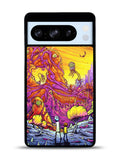 Rick And Morty World Full Colour Google Pixel 8 Pro Case QC1044