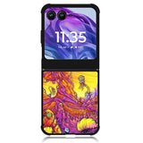 Rick And Morty World Full Colour Motorola Moto Razr Plus 2024 , Moto Razr+ 2024 Case OV1044
