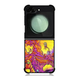 Rick And Morty World Full Colour Samsung Galaxy Z Flip 6 5G 2024 Case OV1044