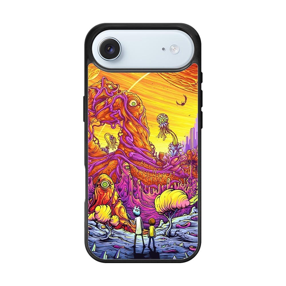 Rick And Morty World Full Colour iPhone Air Case QC1044