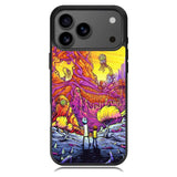 Rick And Morty World Full Colour iPhone 17 Pro Case RC1044