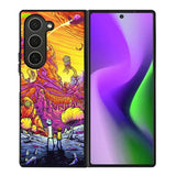Rick And Morty World Full Colour Samsung Galaxy Z Fold 6 5G 2024 Case OV1044
