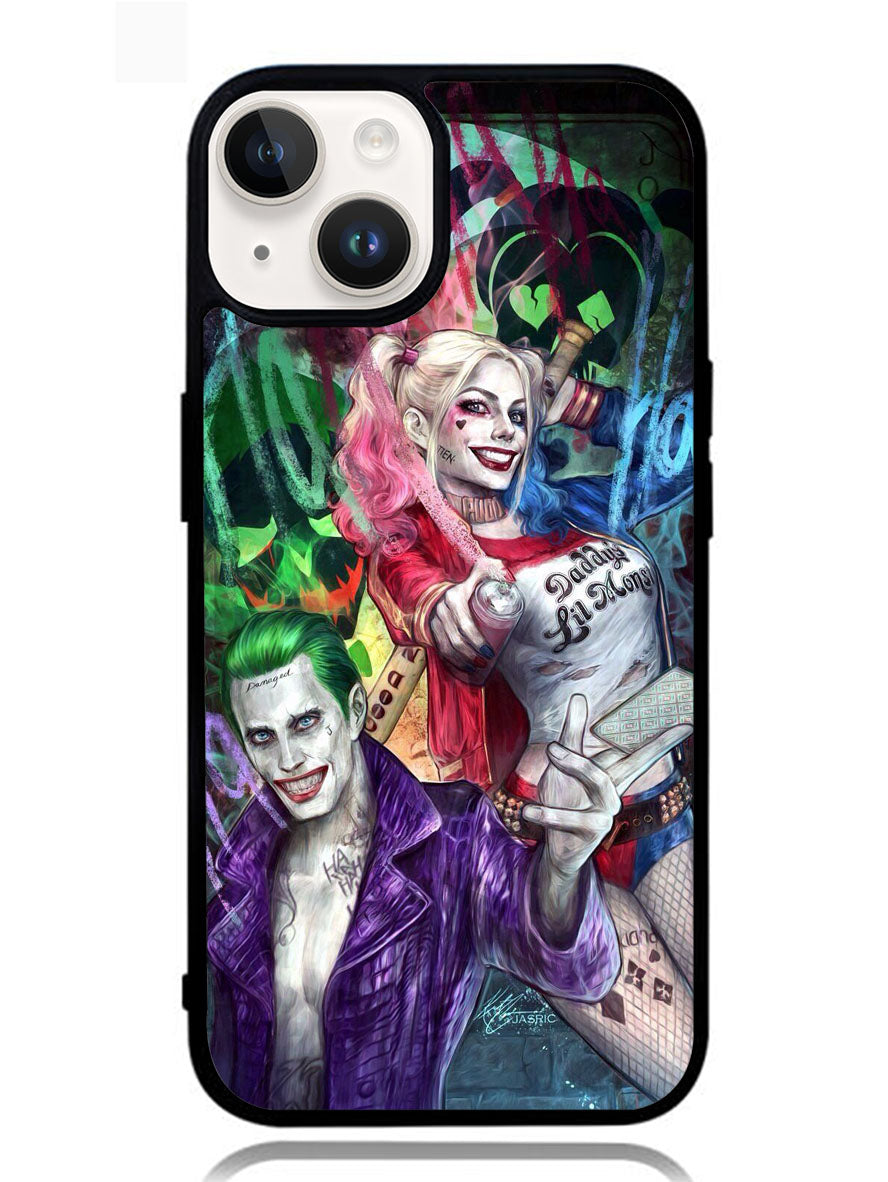 Harley Quinn And The Joker iPhone 14 Plus Case OV1048