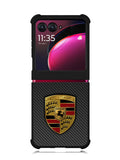 Porsche Badge Logo Motorola Moto Razr Plus 2023 , Moto Razr+ 2023 Case OV1075