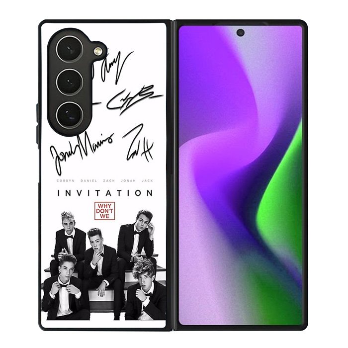 why dont we signatures Samsung Galaxy Z Fold 6 5G 2024 Case OV1078