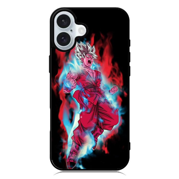 goku super saiyan blue kaioken x10 iPhone 16 Plus Case QC1101