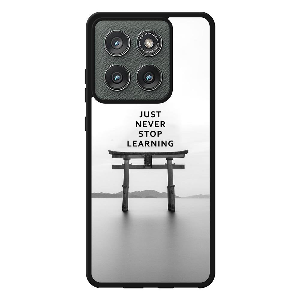 Never stop learning FLX0548 Motorola Moto Edge 2025 Case