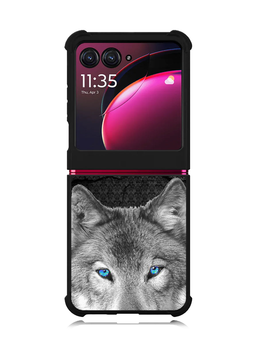 wolf art Motorola Moto Razr Plus 2023 , Moto Razr+ 2023 Case OV1103