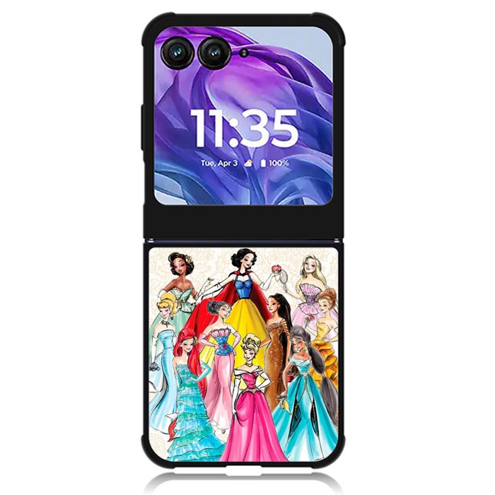 Princess Disney Art Motorola Moto Razr Plus 2024 , Moto Razr+ 2024 Case OV1146