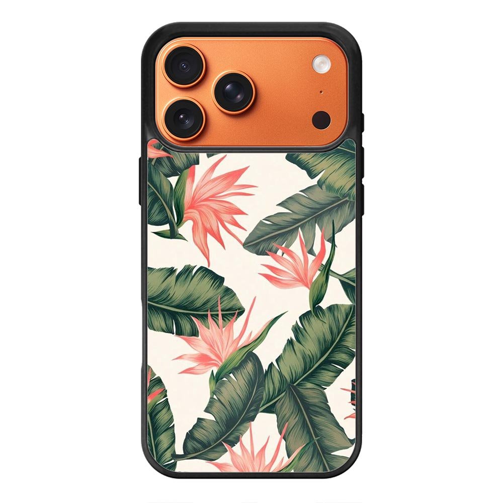 Tropical Flower iPhone 17 Pro Case QC1150