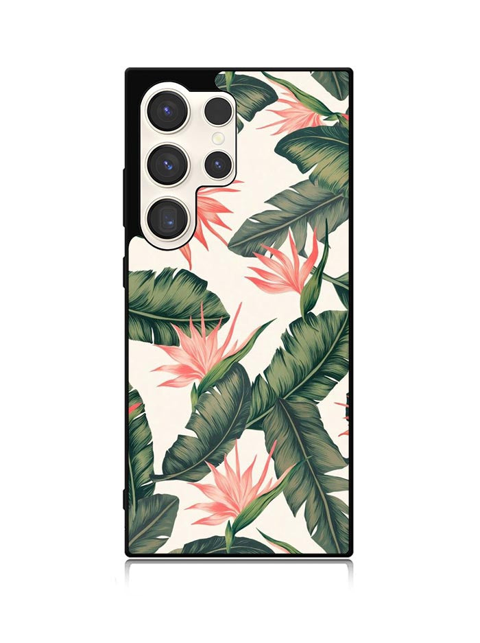 Tropical Flower Samsung Galaxy S23 Ultra 5G Case QC1150