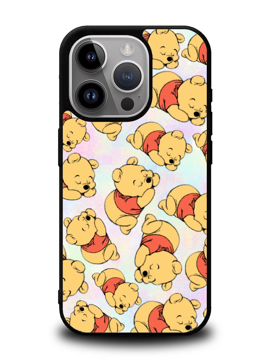 Winnie The Pooh Pattern iPhone 16 Pro Case OV1152
