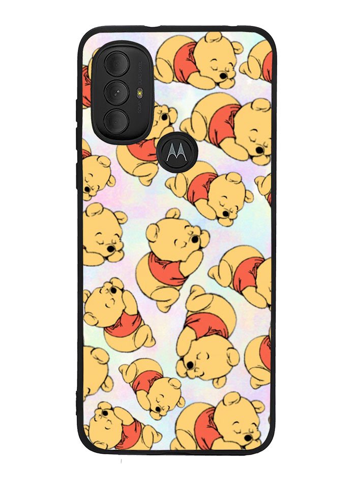 Winnie The Pooh Pattern Motorola Moto G Pure 2021 , Moto G Power 2022 Case OV1152