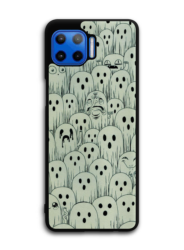 Cute Ghosts Motorola Moto One 5G Case , Moto One 5G UW Case , Moto G 5G Plus Case