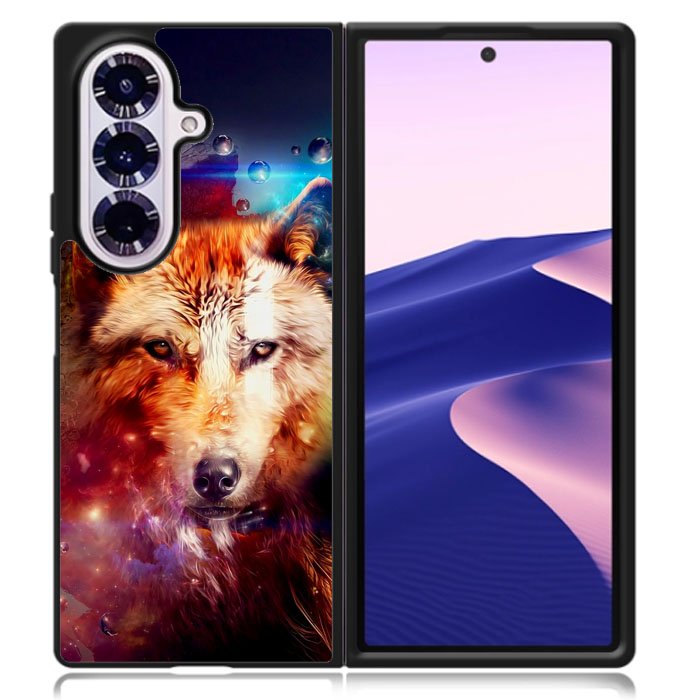 Wolf Wallpaper 2 Samsung Galaxy Z Fold 7 Case OV1174