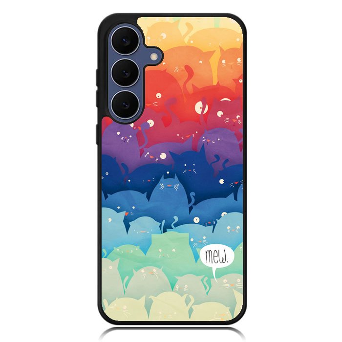 Cats Mew Samsung Galaxy S25 FE Case OV1175