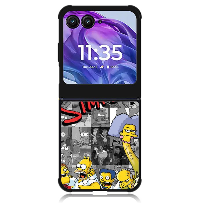 the simpsons character Motorola Moto Razr Plus 2024 , Moto Razr+ 2024 Case OV1177
