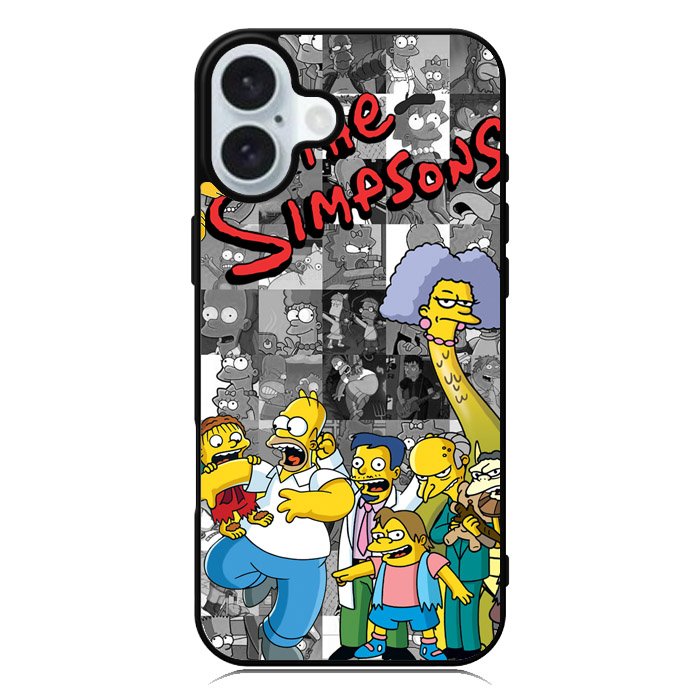 the simpsons character iPhone 16 Plus Case QC1177