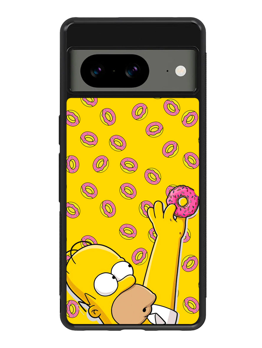 the simpson donuts Google Pixel 8A Case QC1188