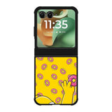the simpson donuts Motorola Moto RAZR 2025 Case OV1188
