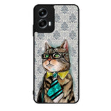 business cat Motorola Moto G Play 2024 Case OV1192
