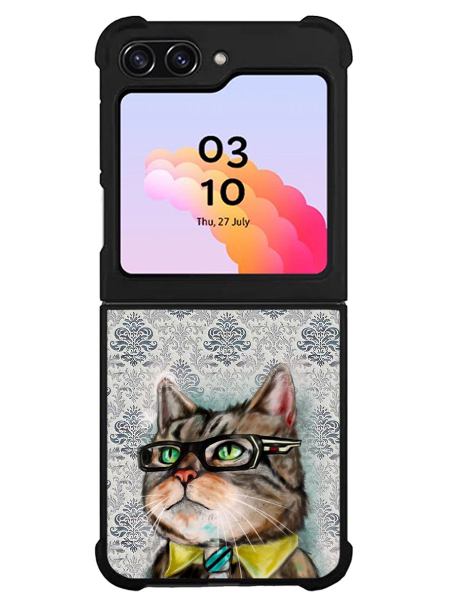 business cat Samsung Galaxy Z Flip 5 5G 2023 Case OV1192