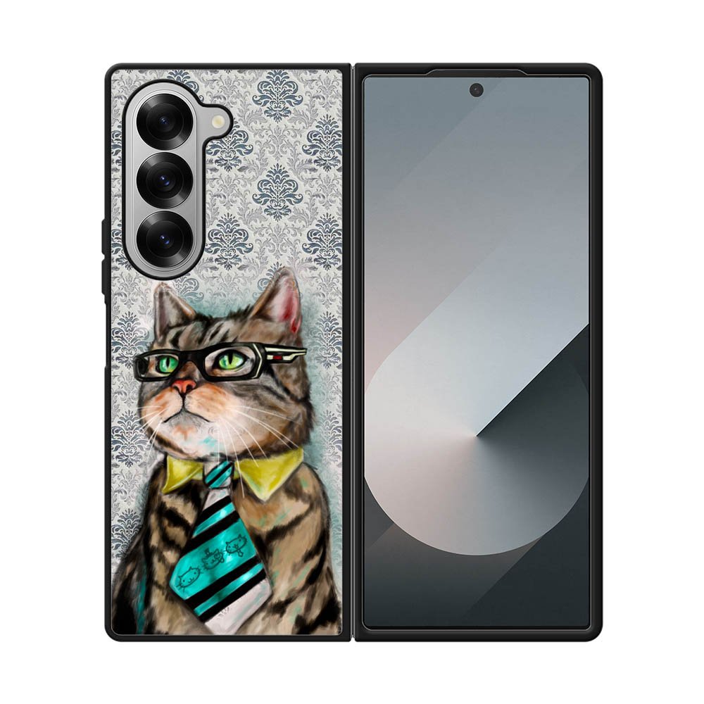 business cat Samsung Galaxy Z Fold 7 5G Case OV1192